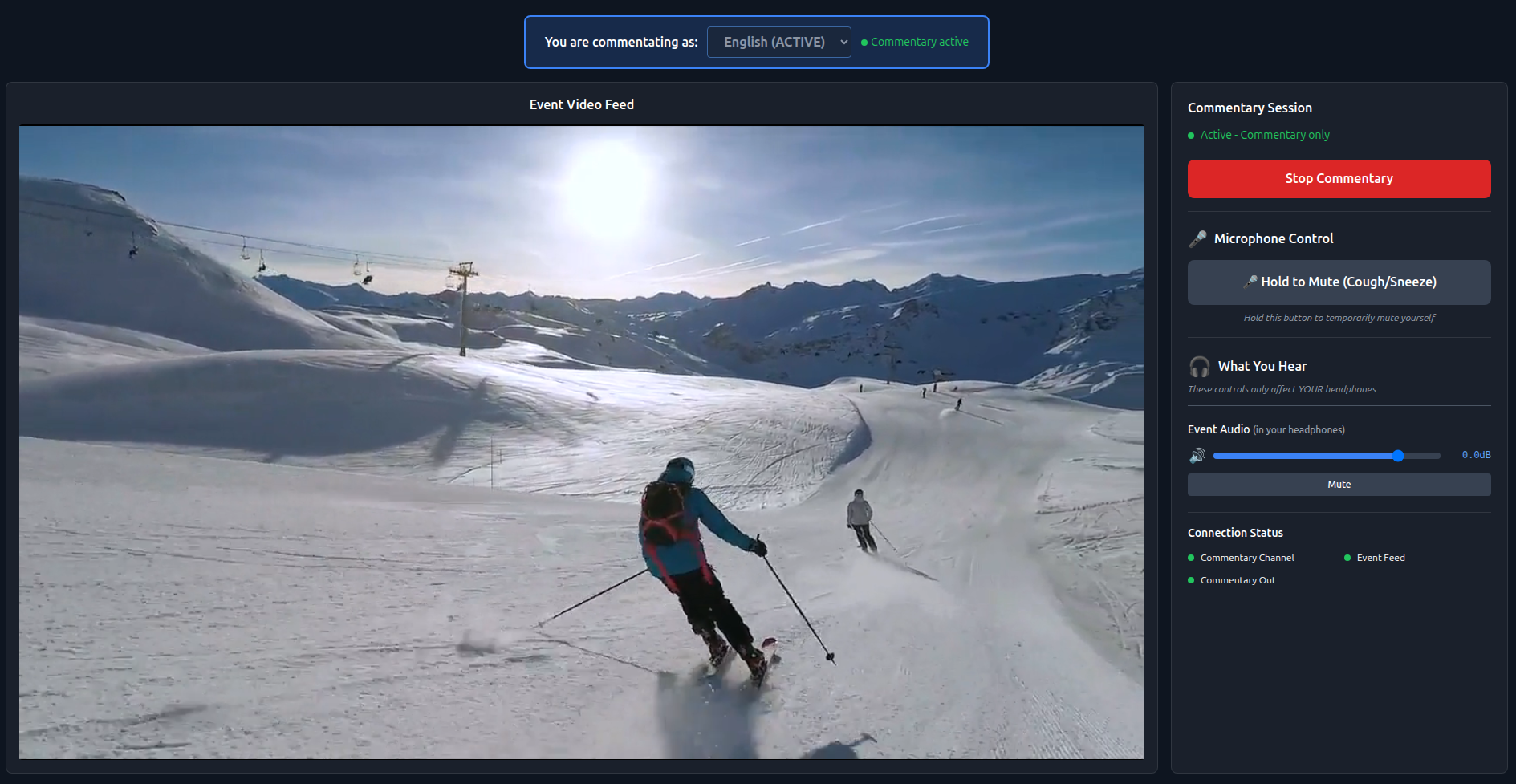 The Norsk Remote Commentary interface